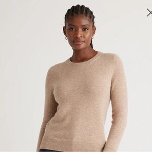 Quince Cashmere Sweater Oatmeal
